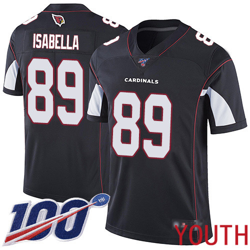 Arizona Cardinals Limited Black Youth Andy Isabella Alternate Jersey NFL Football 89 100th Season Vapor Untouchable
